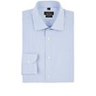 Barneys New York Men's Checked Cotton Dress Shirt-lt. Blue
