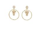 Sylvia Toledano Women's Baroque Drop Earrings - Gold