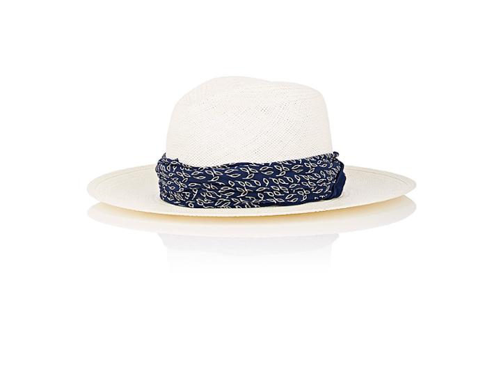 Janessa Leone Women's Marine Panama Hat