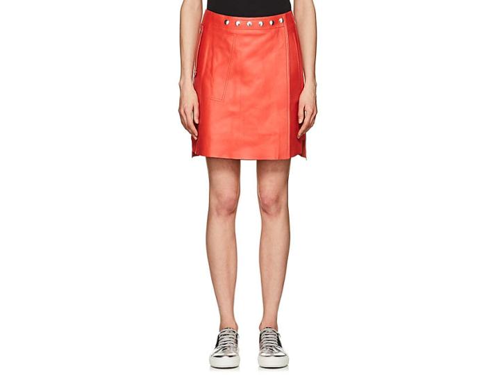 Acne Studios Women's Shirin Lambskin Miniskirt