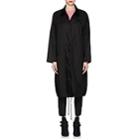 Prada Women's Tech-gabardine Long Overcoat-black
