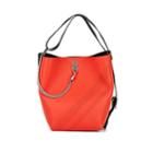 Givenchy Women's Gv Colorblocked Medium Leather Bucket Bag - Red