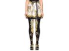 Versace Women's Graphic Pleated Silk Miniskirt