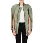 Ben Taverniti Unravel Project Women's Distressed Insulated Bomber Cape-olive