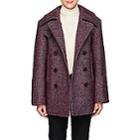Chlo Women's Wool-blend Tweed Double-breasted Coat-red, Blue