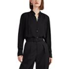 Nili Lotan Women's Lorena Silk Blouse - Black