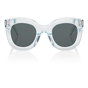 Cline Women's Butterfly Sunglasses-blue