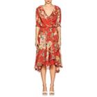 Icons Objects Of Devotion Women's Cha Cha Floral Wrap Dress