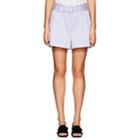 Marc Jacobs Women's Belted Stretch-cotton Shorts-purple