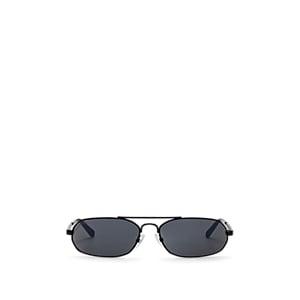 Balenciaga Women's Agent Oval Sunglasses - Black