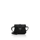 Khokho Women's Jabu Mini Straw & Leather Basket Bag - Black