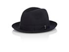 Borsalino Men's Alessandria Marengo Medium-brim Rabbit Fur Felt Fedora