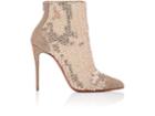 Christian Louboutin Women's Gipsybootie Glitter Mesh Ankle Booties
