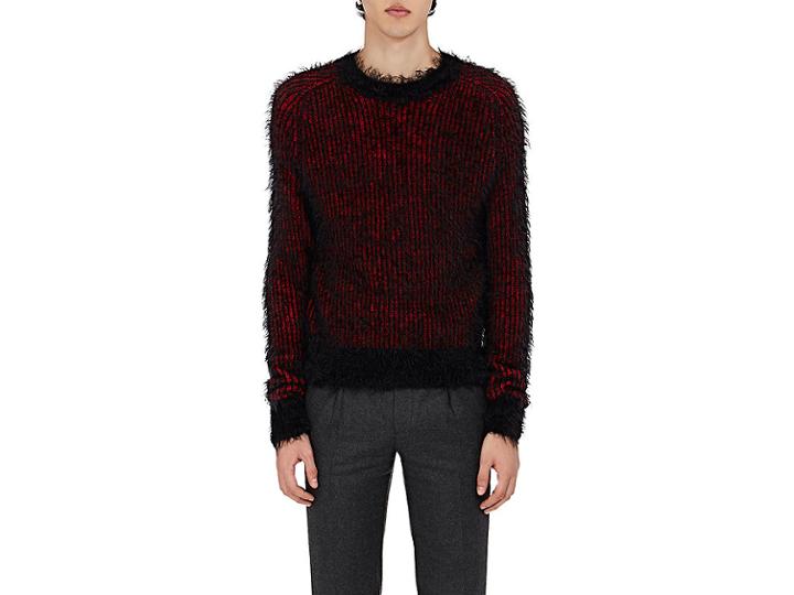 Saint Laurent Men's Striped Knit Sweater