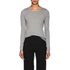 Barneys New York Women's Silk-cashmere Crewneck Sweater - Gray