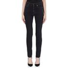 Saint Laurent Women's Stretch-cotton Skinny Jeans-black