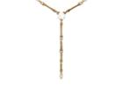 Goossens Paris Women's Pearl & Rock Crystal Lariat Necklace