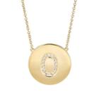 Jennifer Meyer Women's Initial Pendant Necklace-gold