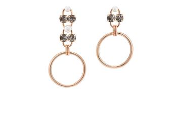 Cha Sunyoung Women's Embellished Mismatched Drop Earrings