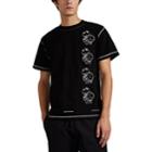 United Standard Men's Turtle-print Cotton T-shirt - Black