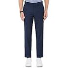 Theory Men's Mario Wool Trousers-navy