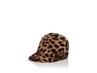 Borsalino Women's Mlusine Leopard-print Fur-felt Baseball Cap