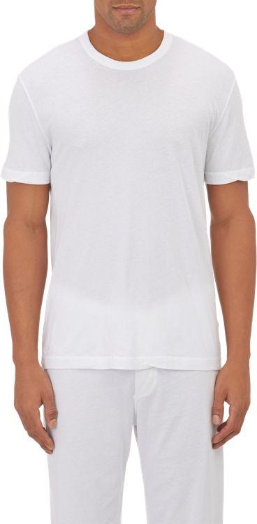 James Perse Basic Crewneck T-shirt-white