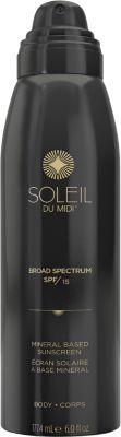 Soleil Toujours Women's Zinc Based Sunscreen Continuous Spray Spf 15