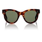 Cline Women's Rounded Cat-eye Sunglasses - Havana