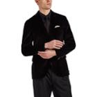 Boglioli Men's K Jacket Cotton-velvet Two-button Sportcoat - Black