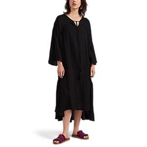 Natalie Martin Women's Fernanda Cotton Gauze Dress - Black