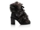 Christian Louboutin Women's Fanny Leather & Fur Ankle Boots