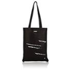 Saint Laurent Men's Brutally In Love Leather Shopping Tote Bag - Black