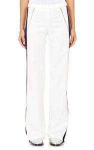 Paco Rabanne Women's Twill Tuxedo Pants-white