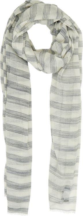 Barneys New York Thin-striped Scarf-blue