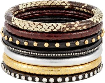 Saint Laurent 70s Bangles Set-colorless