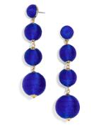 BaubleBar Criselda Ball Drop Earrings-Cobalt Blue