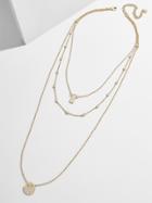 BaubleBar Corie Layered Pendant Necklace