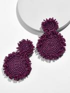 BaubleBar Rianne Drop Earrings-Purple