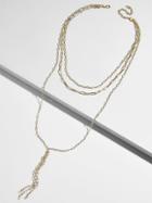 BaubleBar Danalyn Layered Y-Chain Necklace