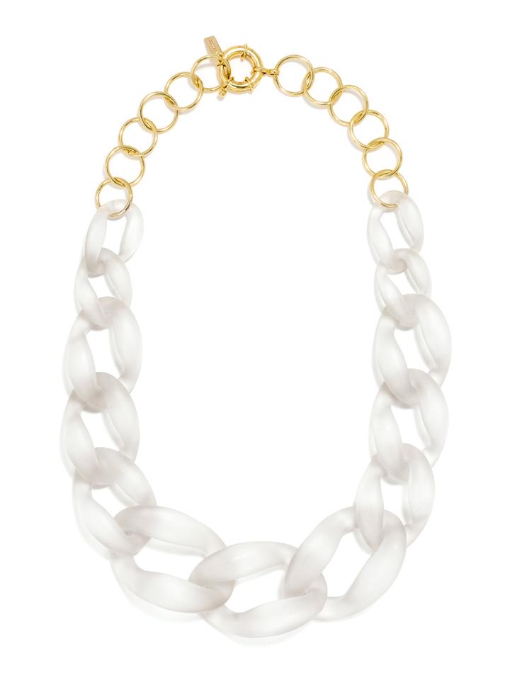 BaubleBar Porto Links-Frosted White