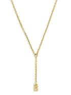 BaubleBar Delicate Y-Chain Necklace