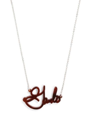 BaubleBar Acrylic Signature Nameplate