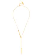 BaubleBar Get Personal Y-Chain Necklace-Gold