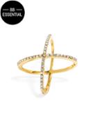 BaubleBar Crystal Mason Ring-Clear/Gold-6