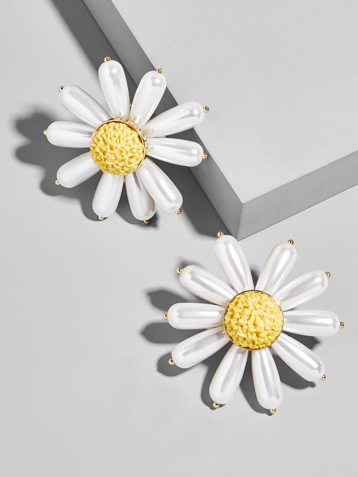BaubleBar Daisy Flower Stud Earrings