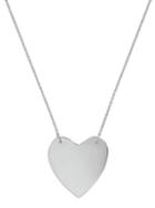 BaubleBar Sterling Silver Heart Necklace