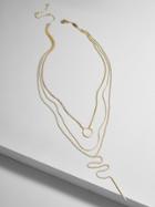 BaubleBar Anello 18K Gold Plated Necklace