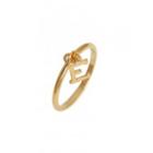 BaubleBar Initial Charm Ring (Ships 3 Weeks From Order Date)