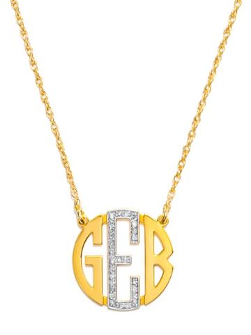 BaubleBar Ice Block Monogram